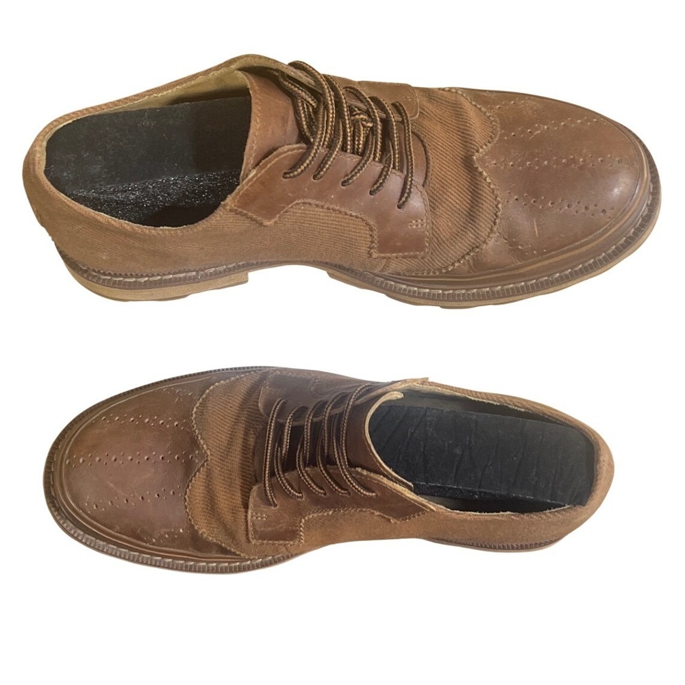 Sorel Madson Wingtip Waterproof Brown Leather Textile Oxford Shoes NM2465-224 10